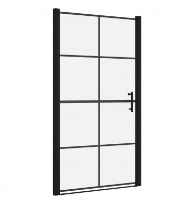  Dušo durys, juodos spalvos, 100x178cm, grūdintas stiklas - Dušo kabinos, durys - 2