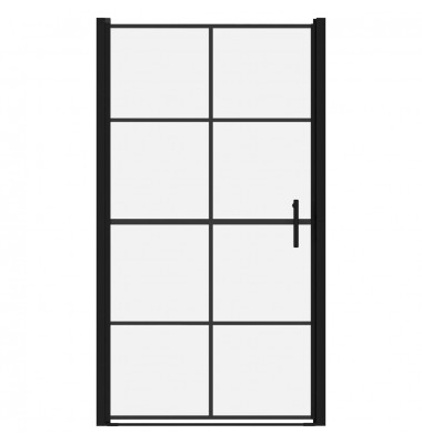  Dušo durys, juodos spalvos, 100x178cm, grūdintas stiklas - Dušo kabinos, durys - 3