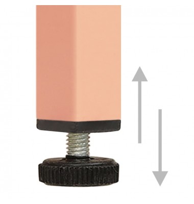  Sandėliavimo spintelė, rožinė, 42,5x35x101,5cm, plienas - Biuro spintos, spintelės - 7