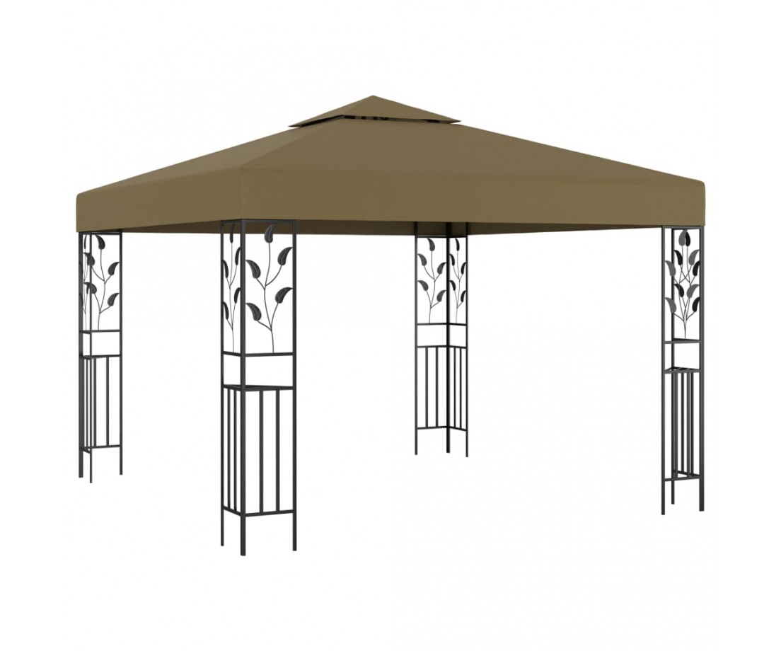 Pavėsinė, taupe spalvos, 3x3m, 180g/m² - Lauko pavėsinės - 1 Pavėsinė, taupe spalvos, 3x3m, 180g/m² - Lauko pavėsinės - 1