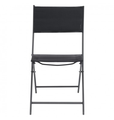 Sulankstomos lauko kėdės, 2vnt., plienas ir tekstilenas - Lauko kėdės - 3