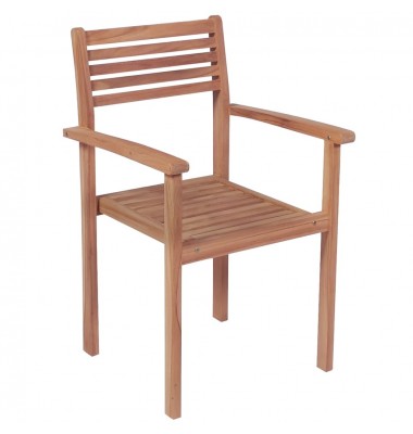  Sudedamos sodo kėdės su pagalvėlėmis, 6vnt., tikmedžio masyvas - Lauko kėdės - 3