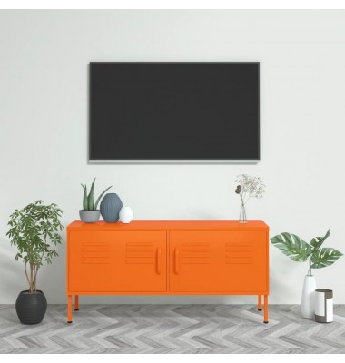  Televizoriaus spintelė, oranžinė, 105x35x50cm, plienas - TV spintelės - 1
