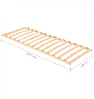  Grotelės lovai su 13 lentjuosčių, 80x200cm - Lovos - 7