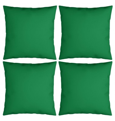  Pagalvėlės, 4vnt., žalios spalvos, 50x50cm, audinys - Dekoratyvinės pagalvėlės - 1