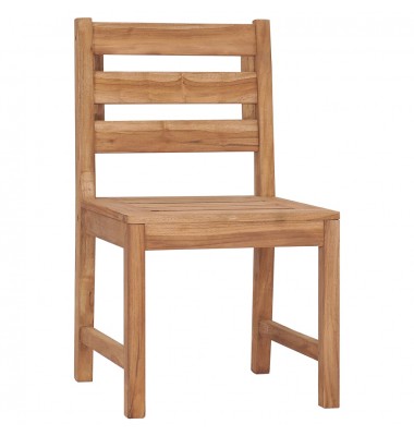  Sodo kėdės, 2vnt., tikmedžio medienos masyvas - Lauko kėdės - 2