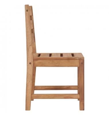 Sodo kėdės, 2vnt., tikmedžio medienos masyvas - Lauko kėdės - 4