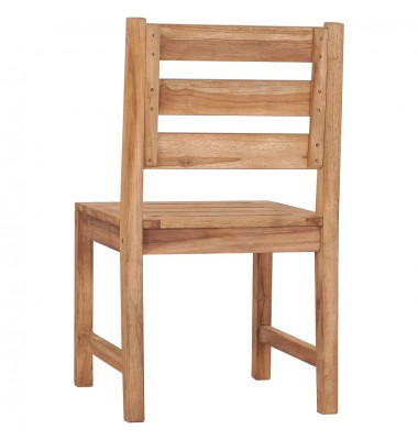  Sodo kėdės, 2vnt., tikmedžio medienos masyvas - Lauko kėdės - 5