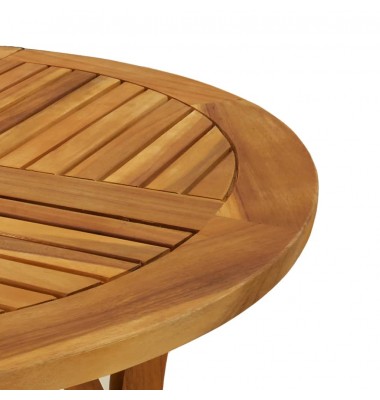  Sodo stalas, 85cm skersmens, akacijos medienos masyvas - Lauko stalai, staliukai - 5