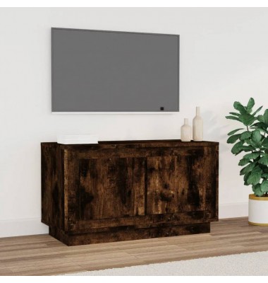  Televizoriaus spintelė, dūminio ąžuolo, 80x35x45cm, mediena - TV spintelės - 1