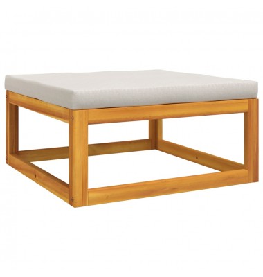  Sodo komplektas su pilkomis pagalvėlėmis, 4 dalių, mediena - Lauko baldų komplektai - 6