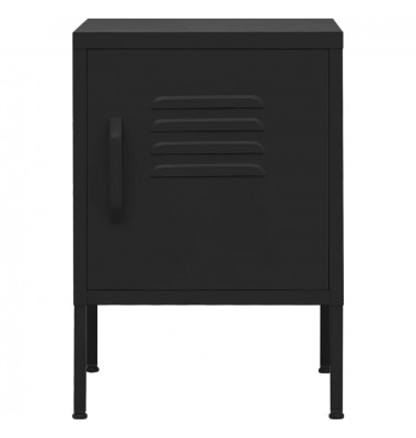  Naktinis staliukas, juodas, 35x35x51cm, plienas - Naktinės spintelės - 3