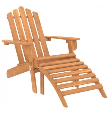 Sodo Adirondack kėdė su pakoja, akacijos medienos masyvas - Lauko kėdės - 1