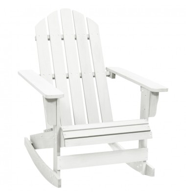  Supama sodo kėdė, balta, mediena - Lauko kėdės - 1