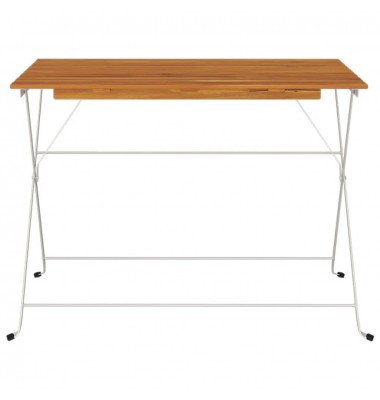  Sulankstomas bistro stalas, 100x54x71cm, akacija ir plienas - Lauko stalai, staliukai - 3