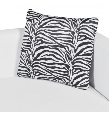  Sofa, dvivietė, dirbtinė oda, balta   - Sofos, sofos-lovos - 5