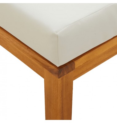  Sodo taburetės su pagalvėlėmis, 2vnt., 40x40x42cm, akacija - Moduliniai lauko baldai - 6