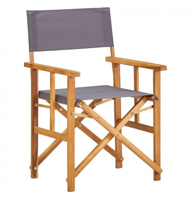  Režisieriaus kėdės, 2 vnt., akacijos medienos masyvas - Lauko kėdės - 2
