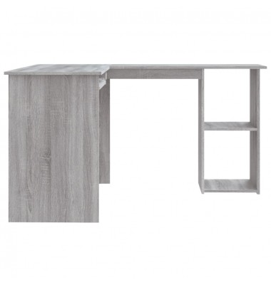  Kampinis rašomasis stalas, pilkas ąžuolo, 120x140x75cm, mediena - Rašomieji stalai - 5