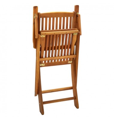  Sulankstomos lauko kėdės, 2vnt., akacijos medienos masyvas - Lauko kėdės - 6