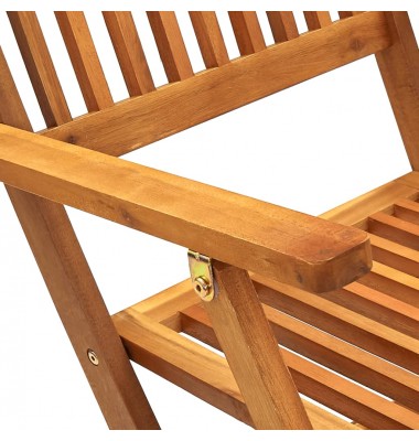  Sulankstomos lauko kėdės, 2vnt., akacijos medienos masyvas - Lauko kėdės - 8