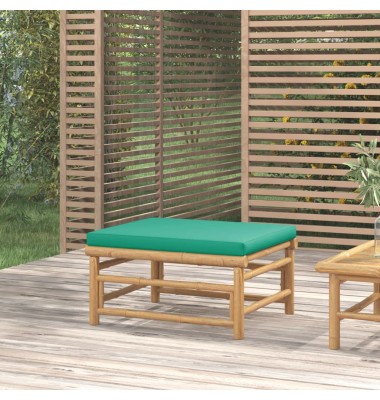  Sodo pakoja su žalios spalvos pagalvėle, bambukas - Moduliniai lauko baldai - 1