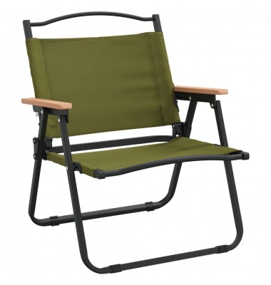 Stovyklavimo kėdės, 2vnt., žalios, 54x43x59cm, oksfordo audinys - Lauko kėdės - 3