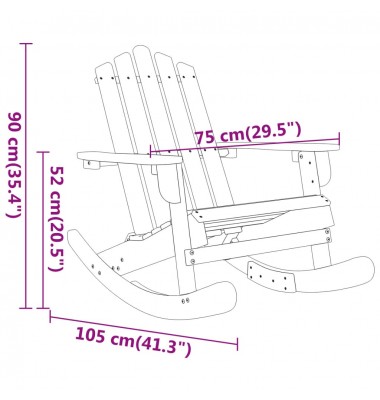  Supama adirondack kėdė, akacijos medienos masyvas - Lauko kėdės - 7