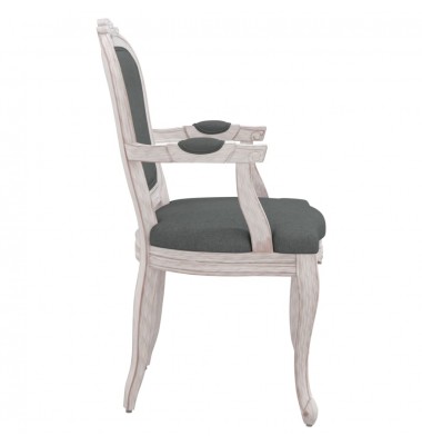  Valgomojo kėdė, tamsiai pilka, 62x59,5x100,5cm, audinys - Valgomojo Kėdės - 4