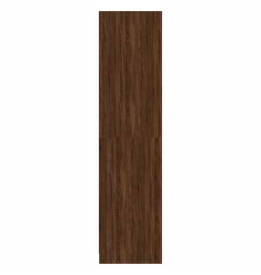 Drabužių spinta, ruda ąžuolo, 100x50x200cm, apdirbta mediena - Drabužių spintos - 6