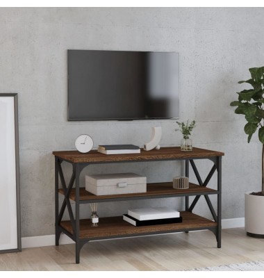  Televizoriaus spintelė, ruda ąžuolo, 80x40x50cm, mediena - Žurnaliniai staliukai - 1