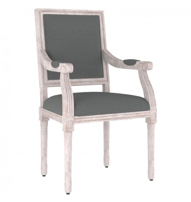 Krėslas, tamsiai pilkos spalvos, 54x59x99cm, audinys - Foteliai, krėslai - 2