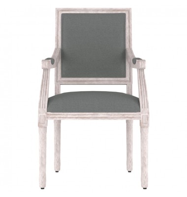  Krėslas, tamsiai pilkos spalvos, 54x59x99cm, audinys - Foteliai, krėslai - 3