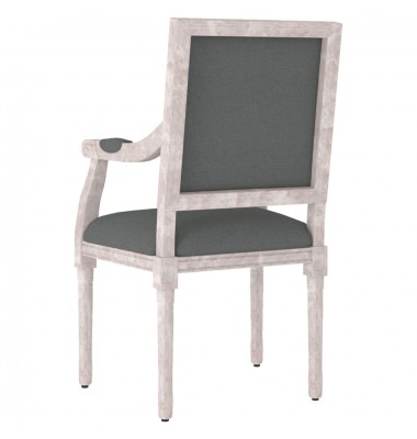  Krėslas, tamsiai pilkos spalvos, 54x59x99cm, audinys - Foteliai, krėslai - 5