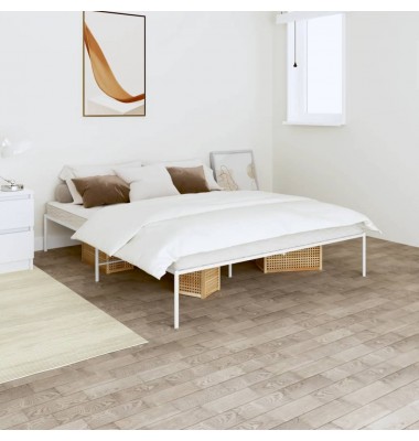  Metalinis lovos rėmas, baltos spalvos, 150x200 cm - Lovos - 1