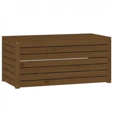  Sodo dėžė, medaus ruda, 101x50,5x46,5cm, pušies masyvas - Lauko spintelės, daiktadėžės - 2