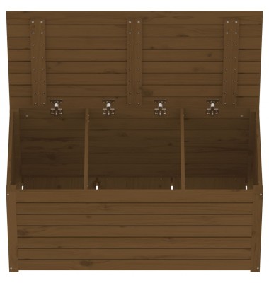  Sodo dėžė, medaus ruda, 101x50,5x46,5cm, pušies masyvas - Lauko spintelės, daiktadėžės - 8