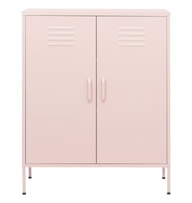  Sandėliavimo spintelė, rožinės spalvos, 80x35x101,5cm, plienas - Biuro spintos, spintelės - 3