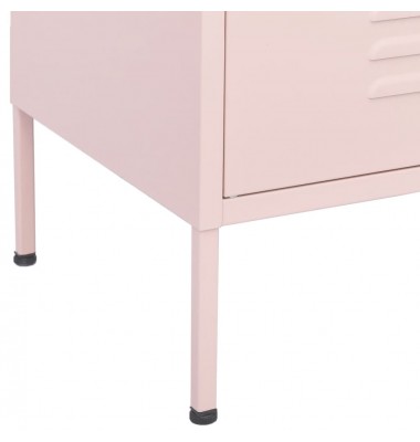  Sandėliavimo spintelė, rožinės spalvos, 80x35x101,5cm, plienas - Biuro spintos, spintelės - 6