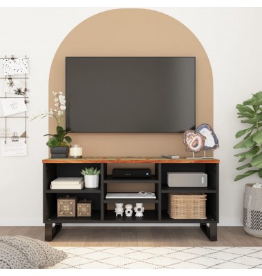  Televizoriaus spintelė, 100x33x46cm, perdirbta/apdirbta mediena - TV spintelės - 1