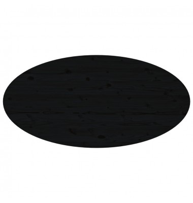  Kavos staliukas, juodas, 110x55x45cm, pušies medienos masyvas - Kavos staliukai - 6