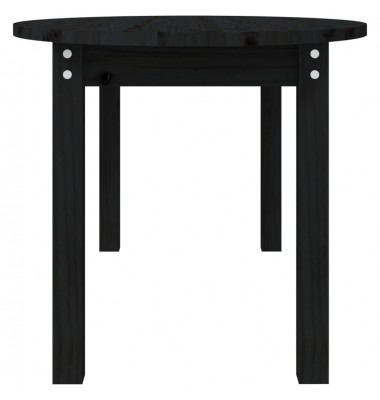  Kavos staliukas, juodas, 110x55x45cm, pušies medienos masyvas - Kavos staliukai - 7