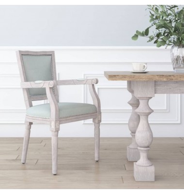  Valgomojo kėdė, šviesiai pilkos spalvos, aksomas - Valgomojo Kėdės - 1