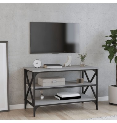  Televizoriaus spintelė, pilka ąžuolo, 80x40x50cm, mediena - Žurnaliniai staliukai - 1