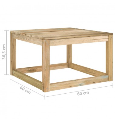  Sodo komplektas su pagalvėlėmis, 10 dalių, impregnuota mediena - Lauko baldų komplektai - 7