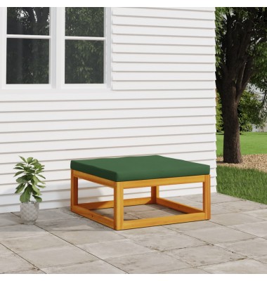  Sodo pakoja su žalios spalvos pagalvėle, akacijos masyvas - Moduliniai lauko baldai - 1
