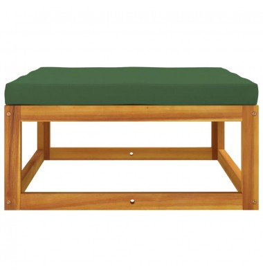  Sodo pakoja su žalios spalvos pagalvėle, akacijos masyvas - Moduliniai lauko baldai - 4