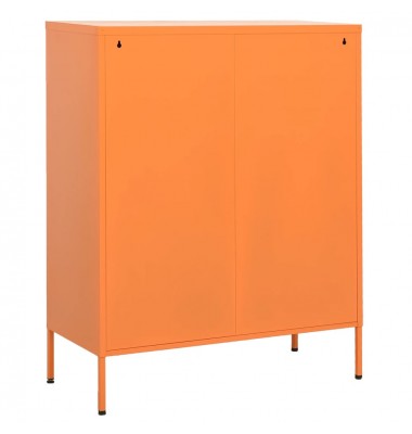  Sandėliavimo spintelė, oranžinė, 80x35x101,5cm, plienas - Biuro spintos, spintelės - 4