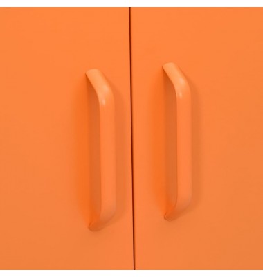  Sandėliavimo spintelė, oranžinė, 80x35x101,5cm, plienas - Biuro spintos, spintelės - 9