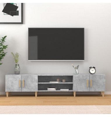  Televizoriaus spintelė, betono pilka, 180x31,5x40cm, mediena - TV spintelės - 1